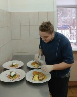 Сервировка готовых блюд